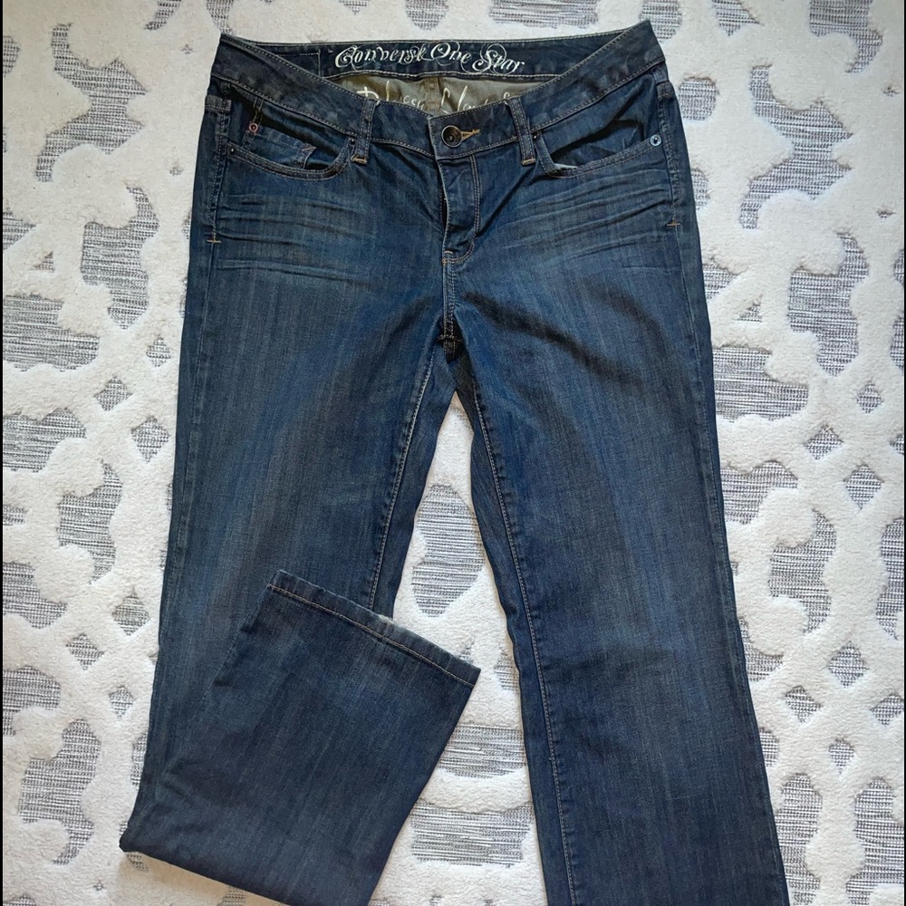 Converse one star Delancy jeans